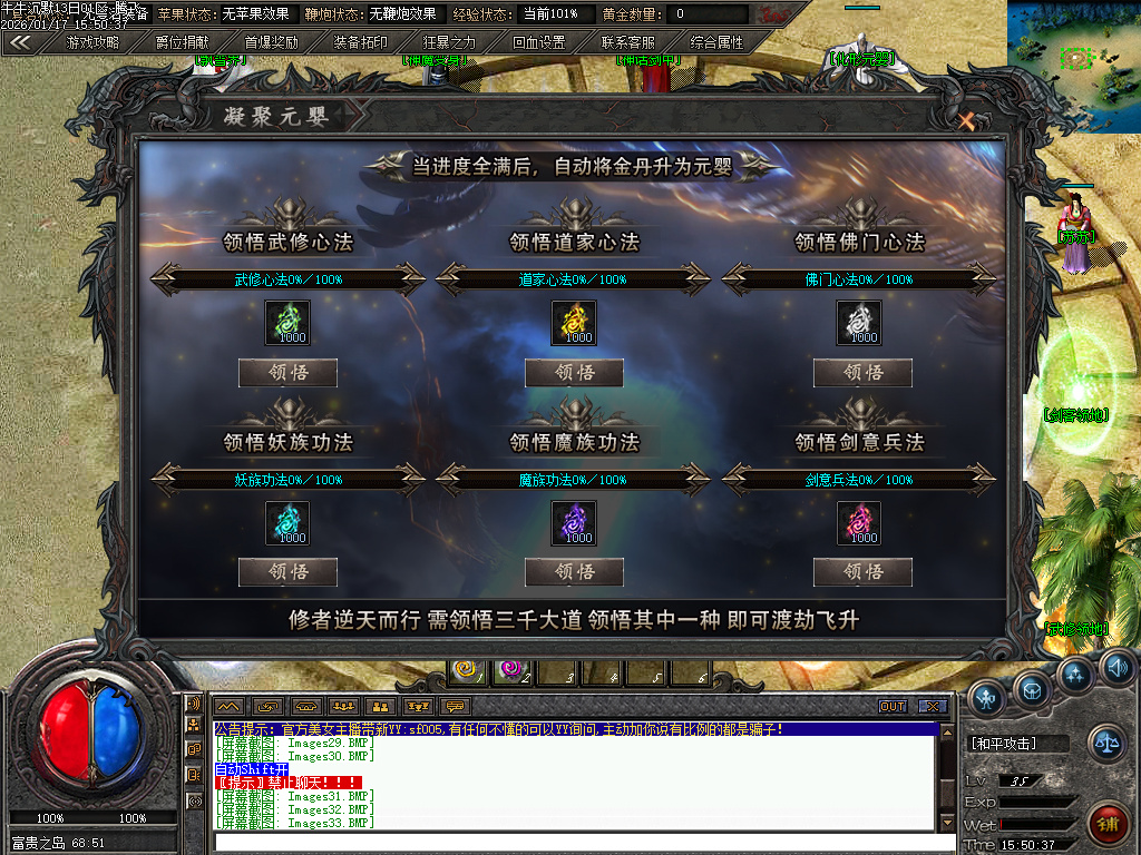 牛牛沉默单职业-四大陆