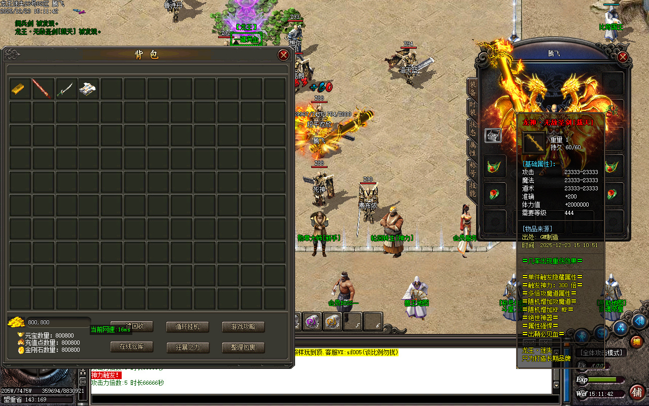 新龙王迷失第二季单职业传奇轮-六大陆-ESP插件