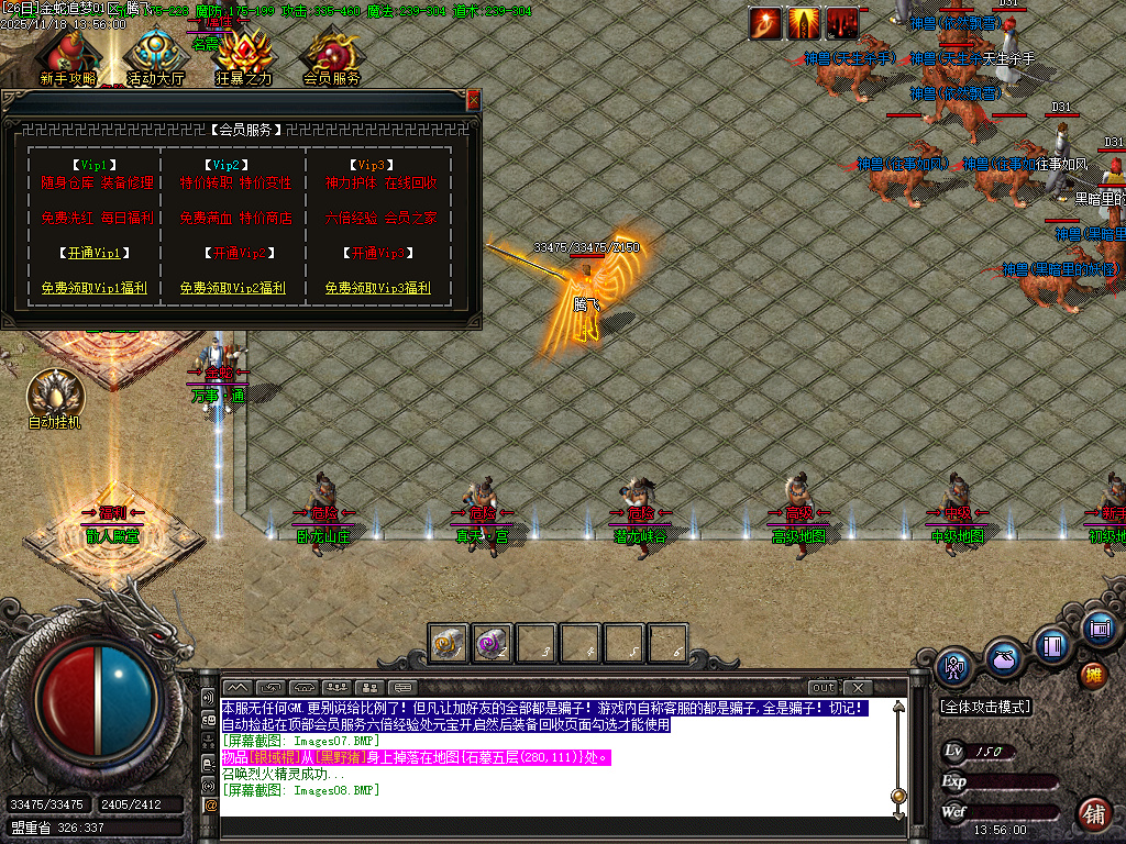 金蛇追梦复古沉默三职业-ESP插件