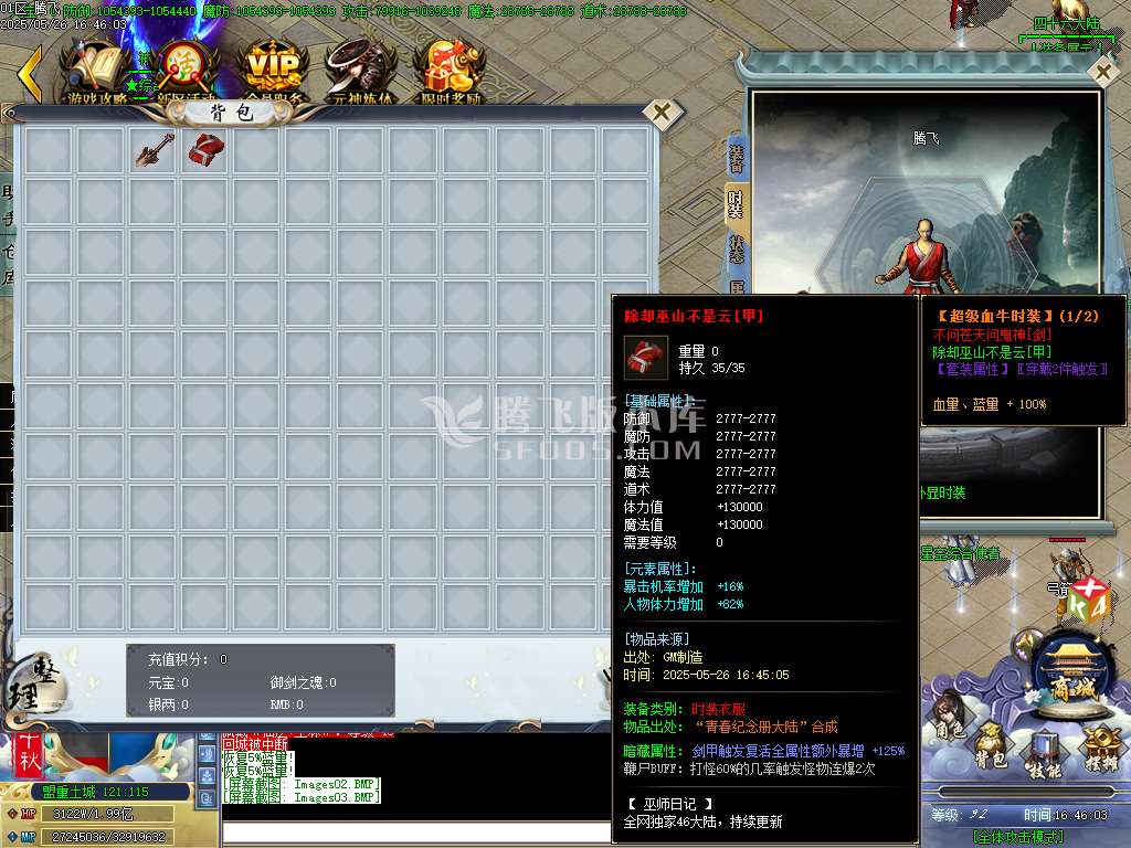 巫师日记专属神器单职业-esp/sd插件