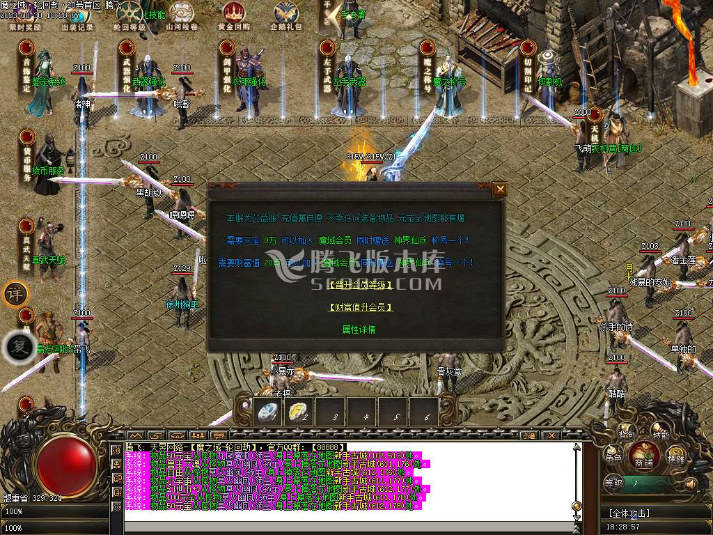 魔之域轮回劫专属神器单职业