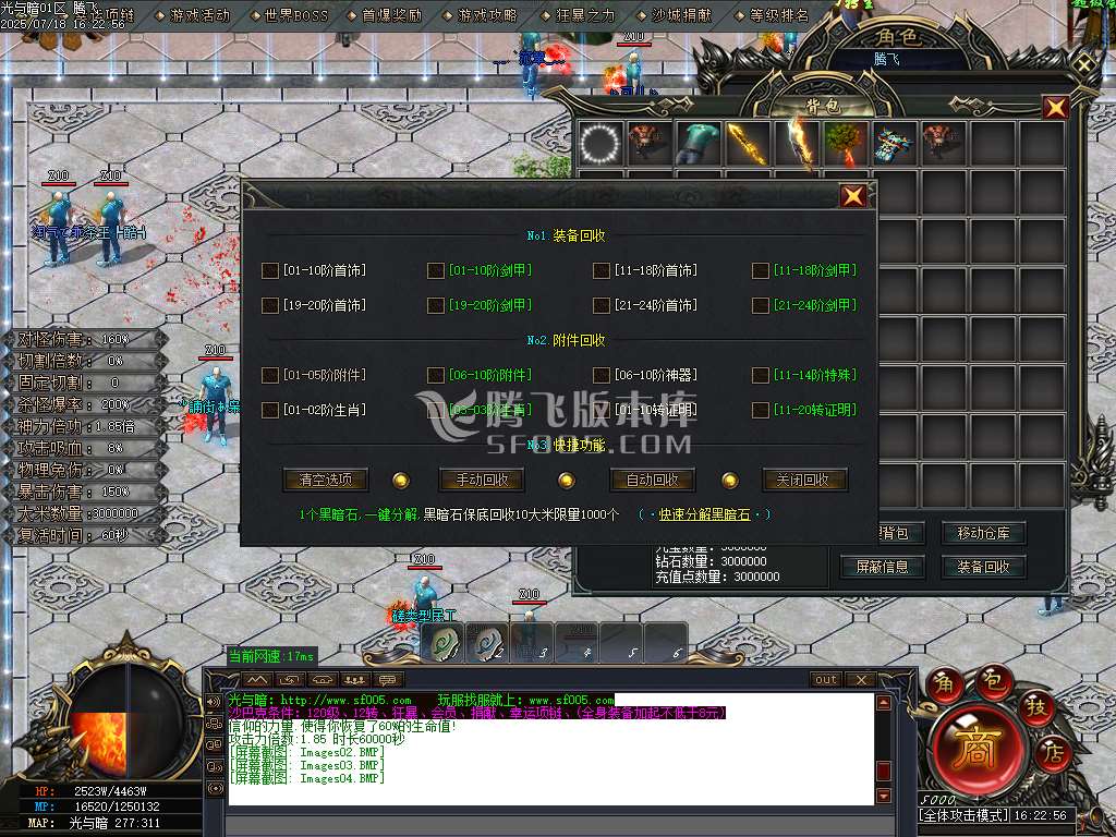 光与暗专属神器单职业-esp/sd插件