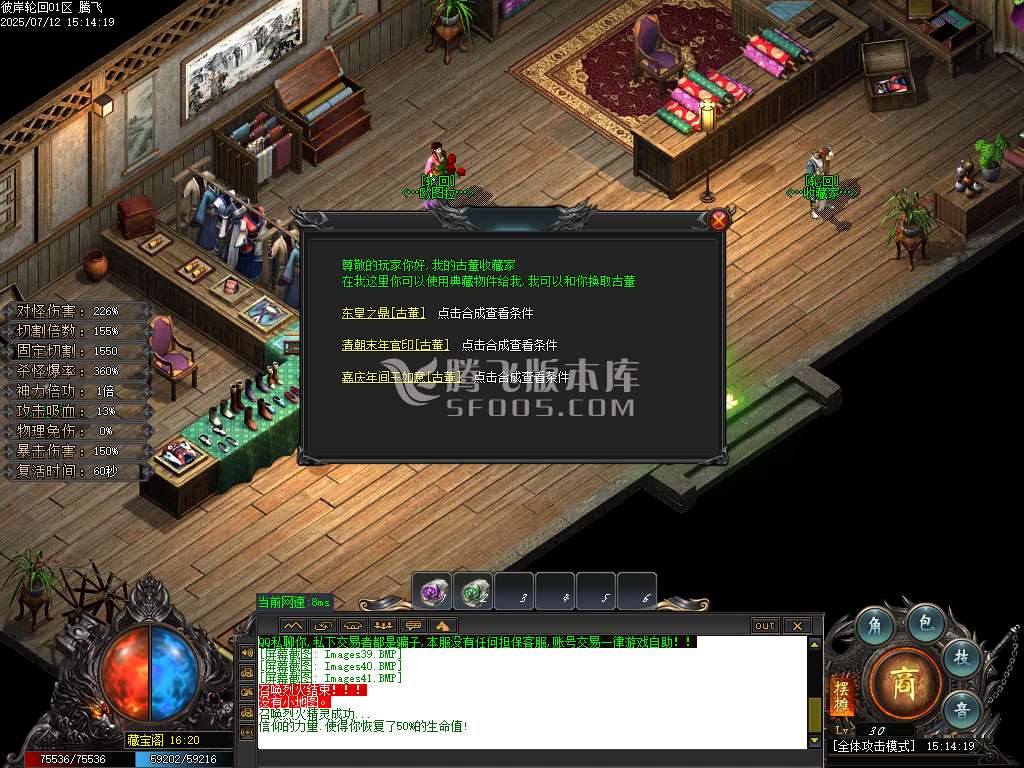 彼岸轮回沉默专属神器攻速单职业-esp/sd插件
