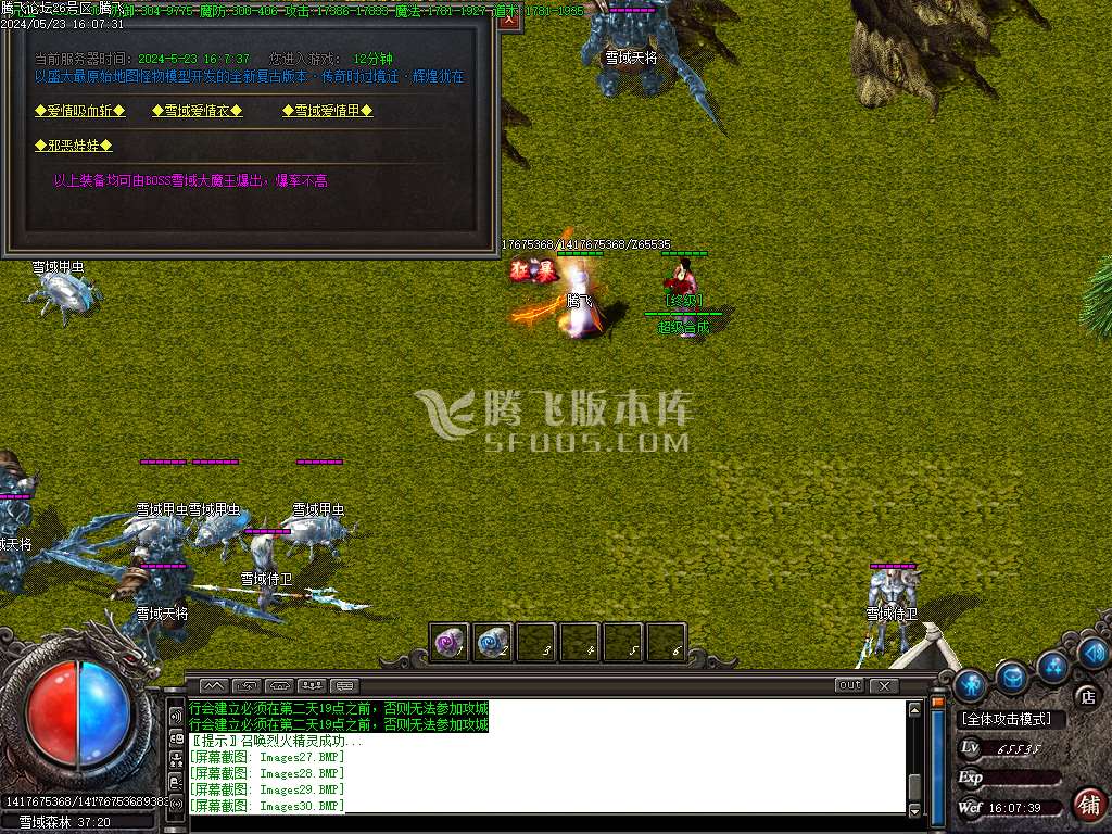 1.85雪域龙影二合一经典三职业-esp插件