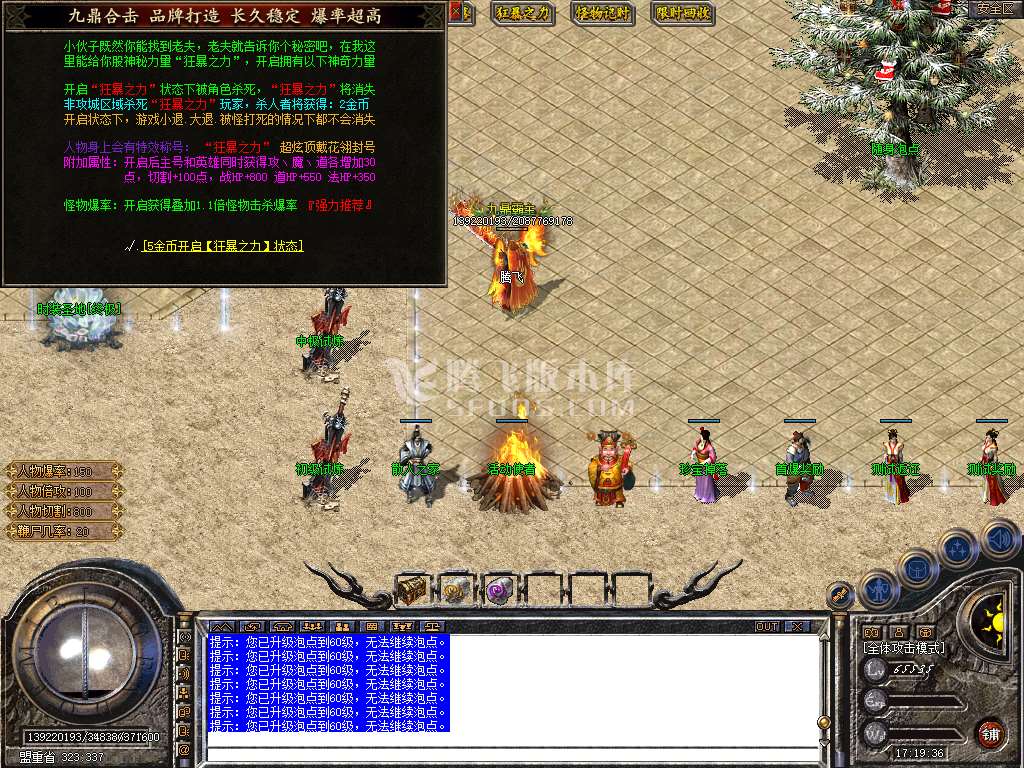 九鼎合击星王+3